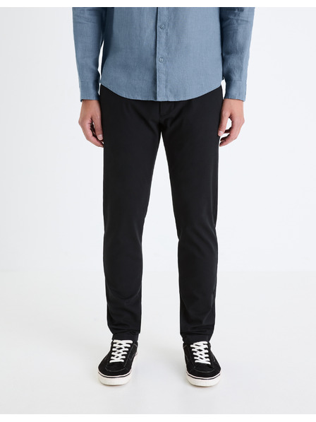 Celio Pantaloni bărbătești negri Celio