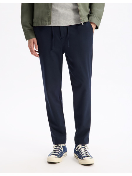Celio Pantaloni bărbați albastru închis Celio Cosmart