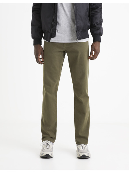 Celio Pantaloni bărbați Celio kaki Vopry1