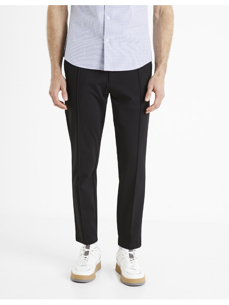 Celio Pantaloni negri pentru bărbați Celio 24H Cobozal