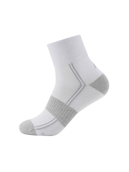 ALPINE PRO Șosete unisex Alpine Pro 3HARE 2 gri și alb