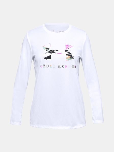 Under Armour Tricou pentru fete Under Armour Tech Graphic Big Logo LS T-Shirt