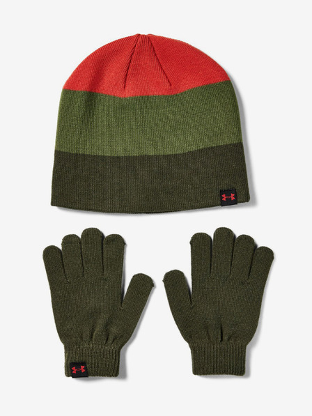 Under Armour Căciulă și mănuși pentru băieți Under Armour Boys Beanie Glove Combo