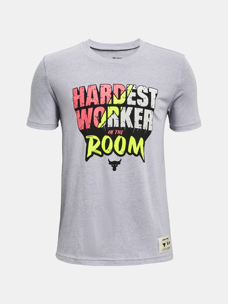 Under Armour Tricou băieți Under Armour Project Rock HWITR SS