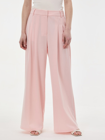 Orsay Pantaloni largi roz deschis pentru femei ORSAY