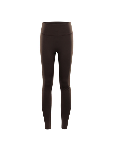 ALPINE PRO Leggings cu uscare rapidă pentru femei ALPINE PRO NOSQA chocolate