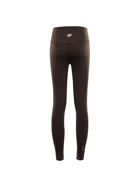 ALPINE PRO Leggings cu uscare rapidă pentru femei ALPINE PRO NOSQA chocolate
