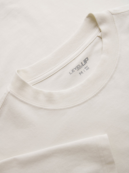 Ombre Clothing Tricou OM-TSBC-0291 - off white/oliv pal/navy Ombre Clothing