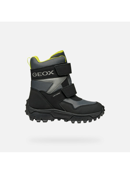 Geox Încălțăminte gri cu gleznă pentru băieți Geox Himalaya B ABX