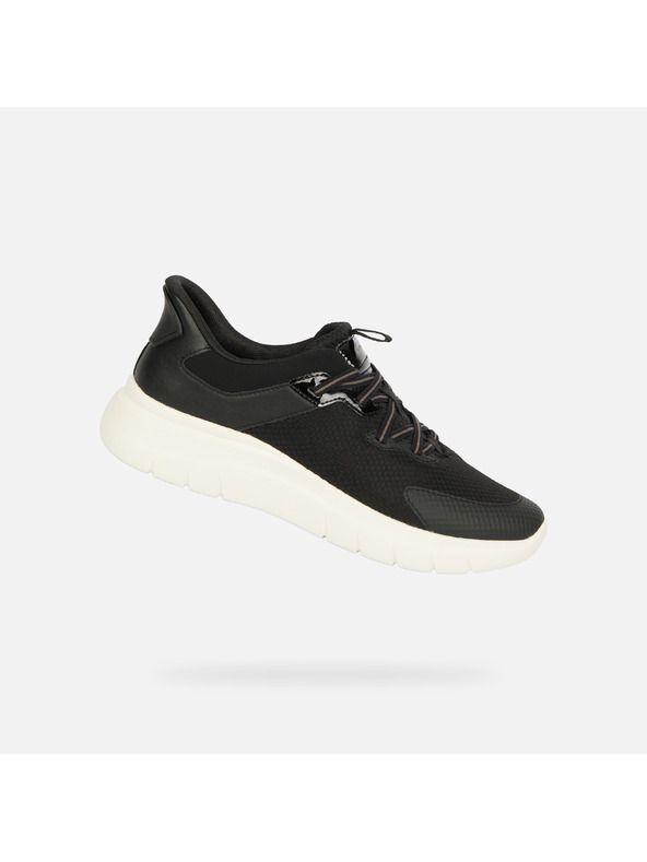 Geox Adidași negri pentru femei Geox Plummery Plus