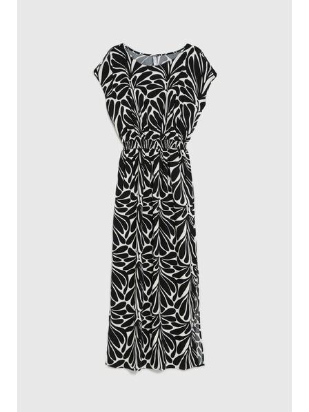 Moodo Rochie vâscoză neagră Moodo
