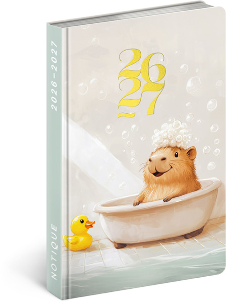 NOTIQUE NOTIQUE Jurnal 18 luni Petito – Capibara 2026/2027, 11 x 16 cm