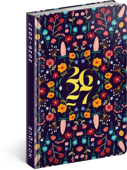 NOTIQUE NOTIQUE Jurnal 18 luni Petito – Flora 2026/2027, 11 x 16 cm