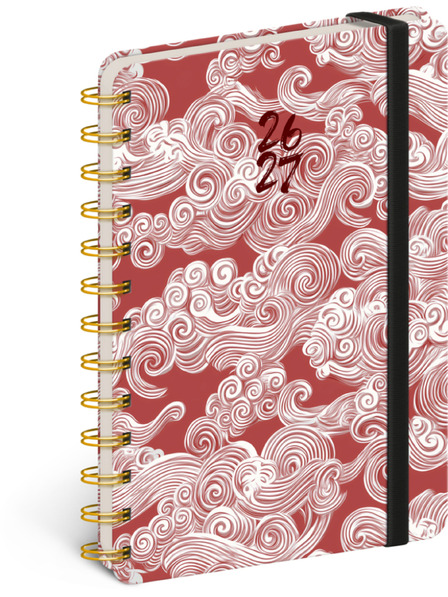 NOTIQUE NOTIQUE Jurnal spiral 18 luni Petito – Nori 2026/2027, 13 x 18 cm