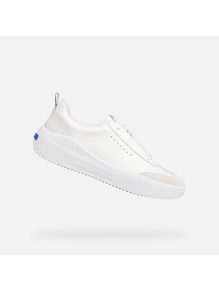Geox Pantofi sport albi pentru bărbați Geox Gxcp-02