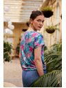 Moodo Bluză cu model albastră Moodo