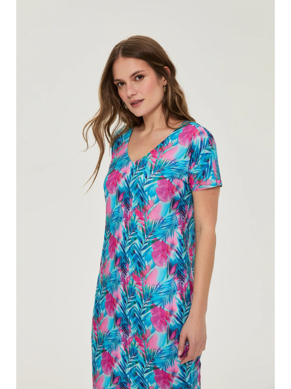 Moodo Rochie model albastru Moodo