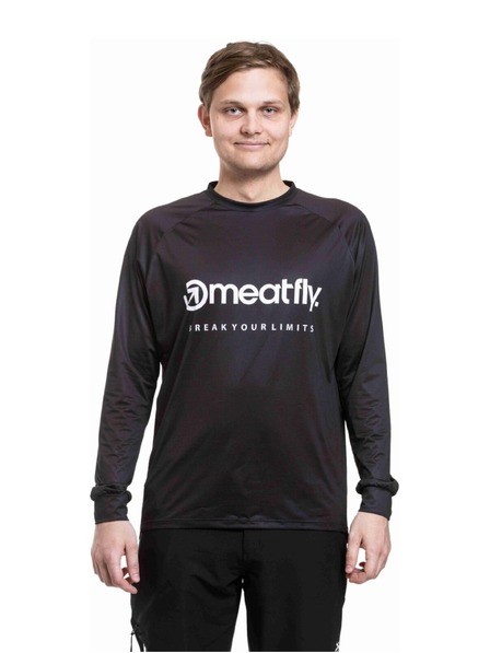 Meatfly Meatfly maiou de ciclism pentru bărbați Cliff Black