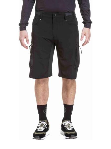 Meatfly Meatfly pantaloni scurți ciclism bărbați Duke Black / Gray