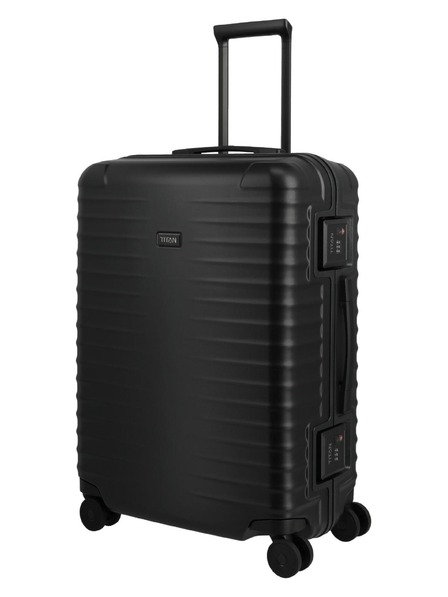 Titan Valiza de călătorie Titan Overseas M plus Negru umbră de noapte