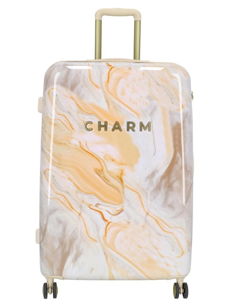 Charm London Valiza de călătorie Charm London 23169 L Crem
