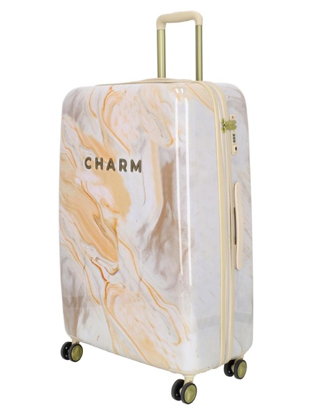 Charm London Valiza de călătorie Charm London 23169 L Crem