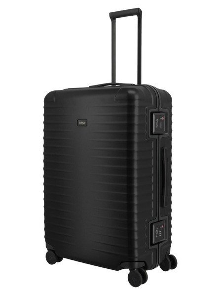 Titan Valiza de călătorie Titan Overseas L Negru umbră de noapte