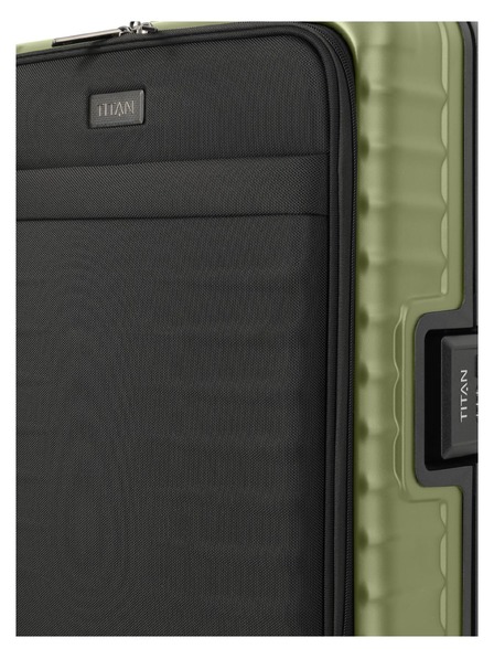 Titan Valiza de călătorie Titan Overseas S Front pocket Forest green