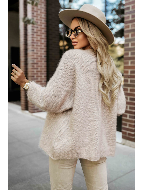 numoco Cardigan stilat din tricot moale - bej
