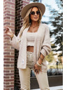 numoco Cardigan stilat din tricot moale - bej