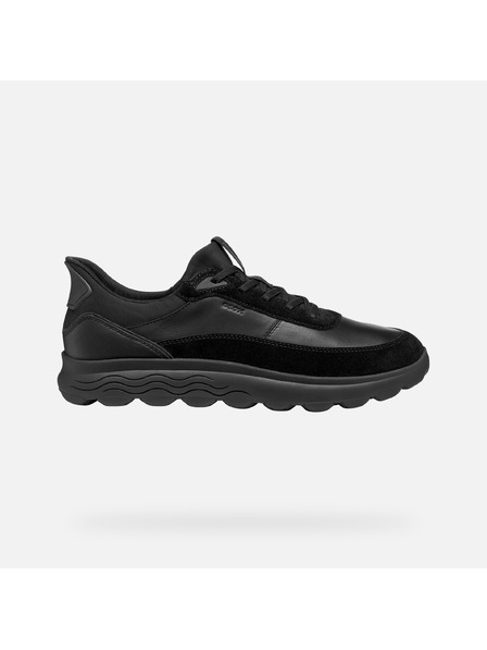 Geox Adidași Geox Spherica Plus negri pentru bărbați