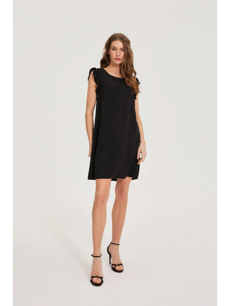Moodo Rochie vâscoză neagră Moodo