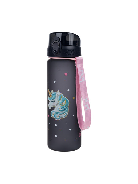 BAAGL  BAAGL Sticlă potrivită pentru băut din Tritan Unicorn Gold, 500 ml