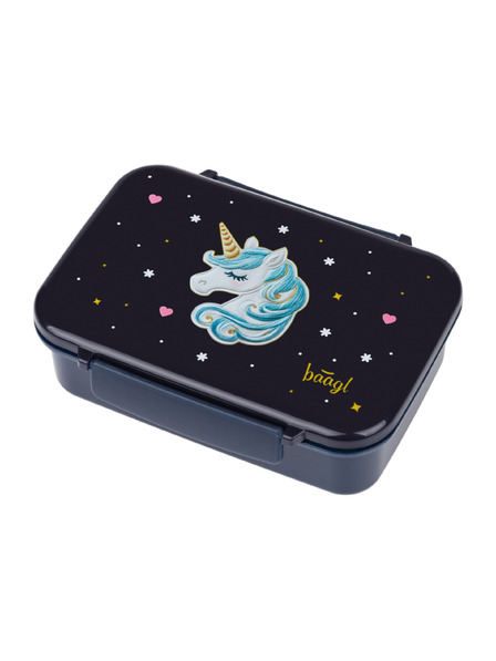 BAAGL  Cutie pentru gustări cu compartimente BAAGL Unicorn Gold