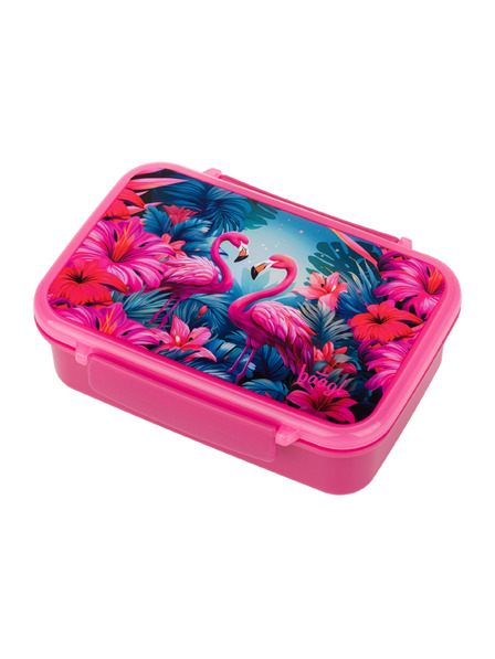 BAAGL  Cutie pentru gustări cu compartimente BAAGL Flamingo