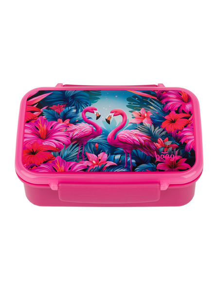 BAAGL  Cutie pentru gustări cu compartimente BAAGL Flamingo