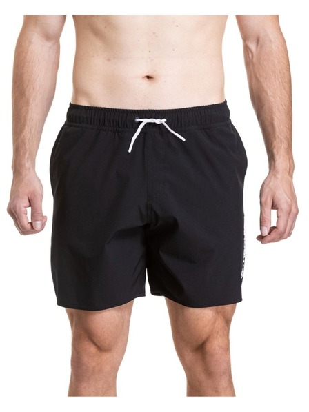 Meatfly Meatfly pantaloni scurti de baie bărbătești Keith Boardshorts 17" Black / White