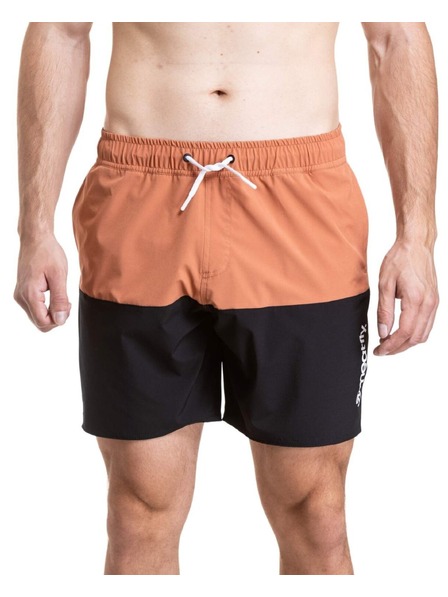 Meatfly Meatfly pantaloni scurti de baie bărbătești Keith Boardshorts 17" Sienna / Black