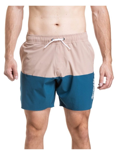 Meatfly Meatfly pantaloni scurti de baie bărbătești Keith Boardshorts 17" Nougat / Super Teal