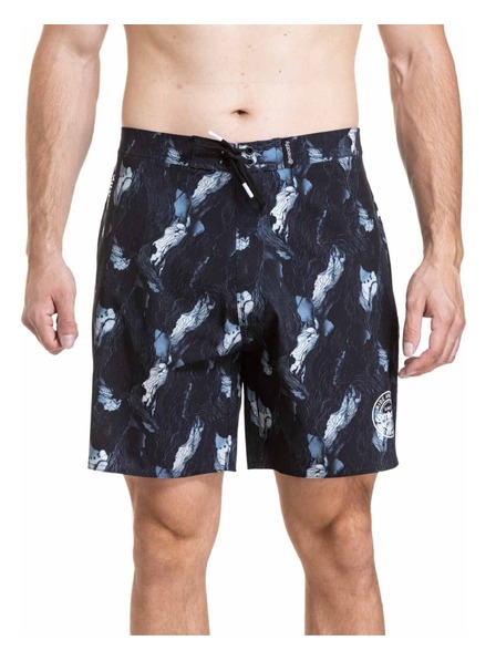 Meatfly Pantaloni de baie pentru bărbați Meatfly Ernie Boardshorts 19" Deep Lake