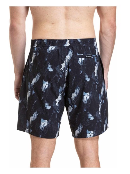 Meatfly Pantaloni de baie pentru bărbați Meatfly Ernie Boardshorts 19" Deep Lake