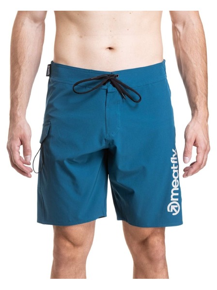 Meatfly Pantaloni de baie pentru bărbați Meatfly Mitch Boardshorts 21" Super Teal