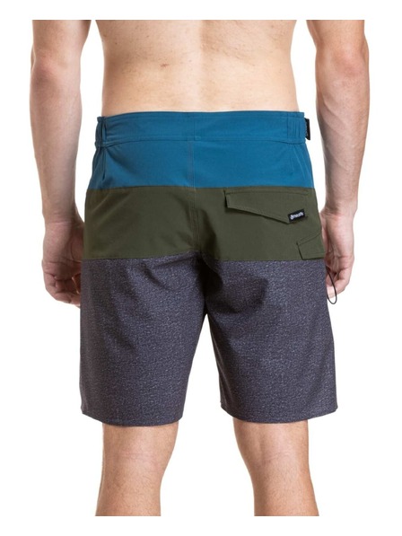 Meatfly Pantaloni de baie pentru bărbați Meatfly Mitch Boardshorts 21" Olive / Super Teal