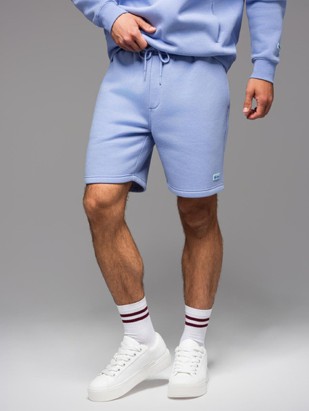 Ombre Clothing Pantaloni scurți jogging unisex cu talie nervurată - lavandă V9 OU-SRBC-0101 Ombre Clothing