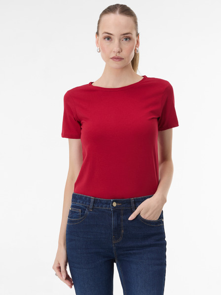 Orsay Tricou roșu cu mânecă scurtă pentru femei ORSAY
