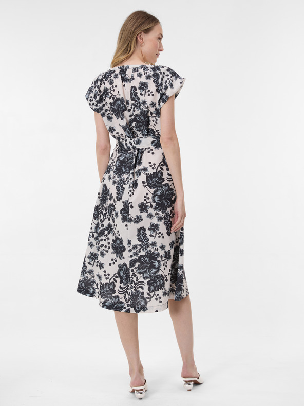 Orsay Rochie florală de damă neagră ORSAY