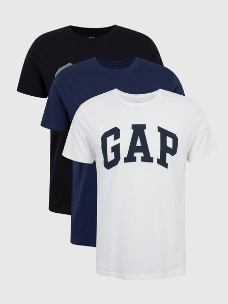 GAP Tricouri cu logo Gap 3 bucăți GAP
