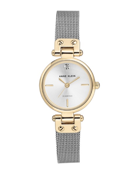 Anne Klein Ceas dama rotund Anne Klein mesh AK/3003SVTT