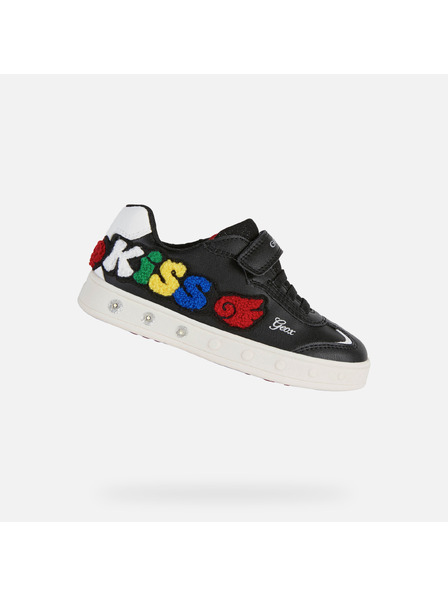 Geox Adidași Geox Skylin negri pentru fete
