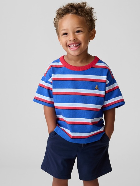 GAP Baby tricou în dungi Brannan Bear GAP